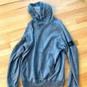 Stone Island Dyed Black hoodie “Melange”